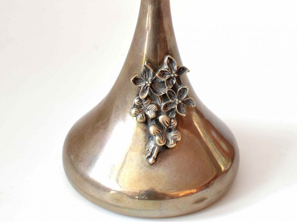 Vaza din argint 925 cu flori aplicate