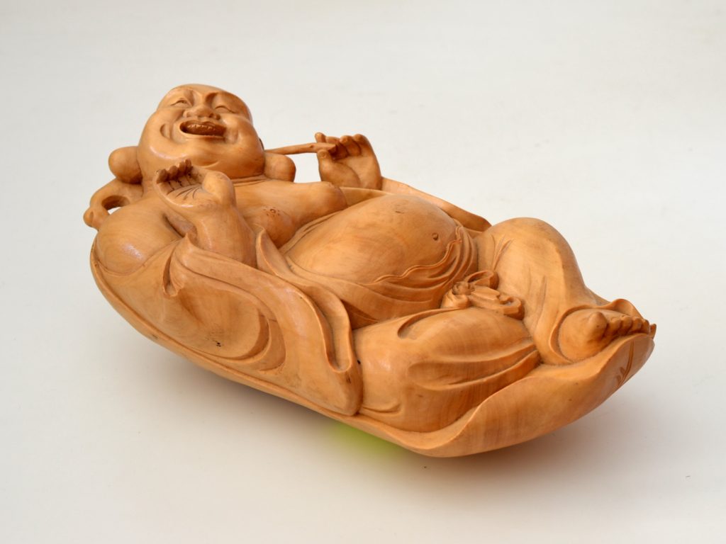 Statueta din lemn Buddha intins Statueta din lemn Buddha intins