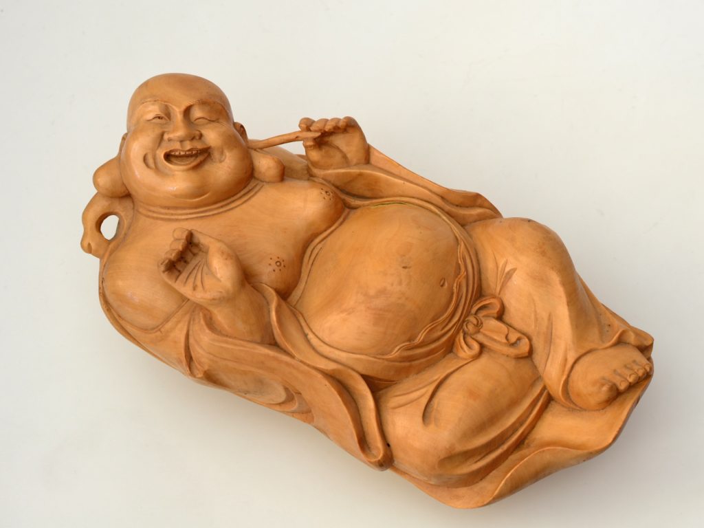 Statueta din lemn Buddha intins Statueta din lemn Buddha intins