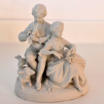 Portelan Biscuit foarte fin lucrat