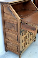 Secretaire breton din lemn masiv de nuc - imagine 2