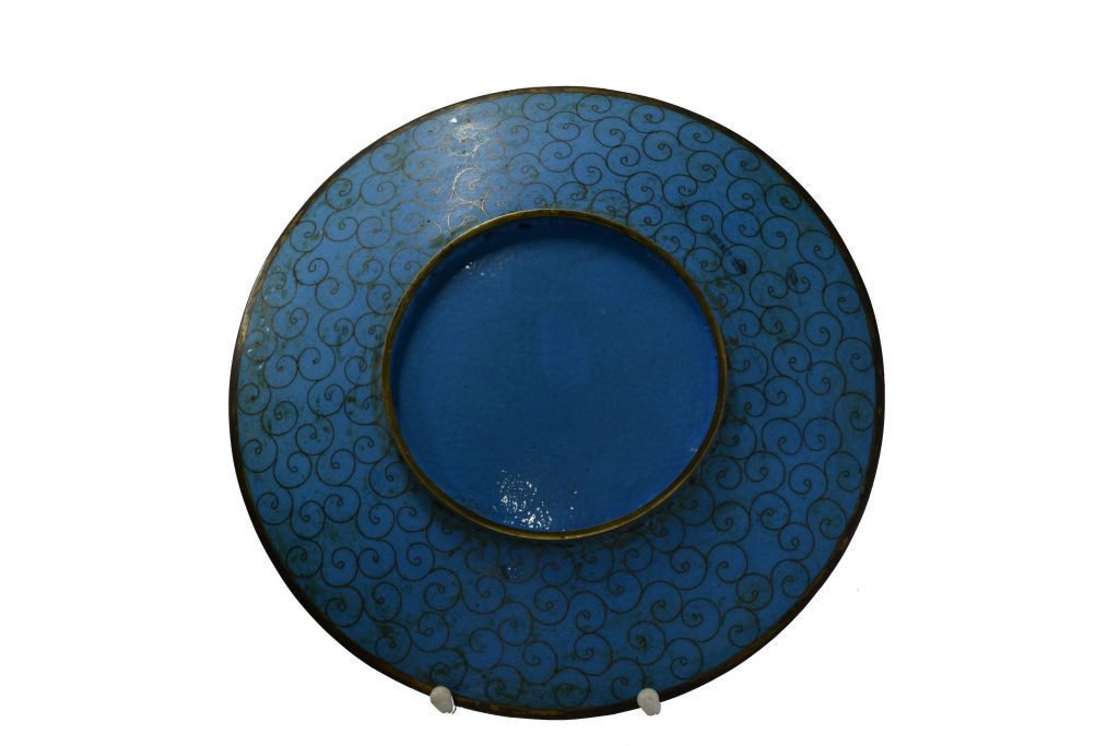 Farfurie cloisonne Sec. XVIII Farfurie cloisonne Sec. XVIII