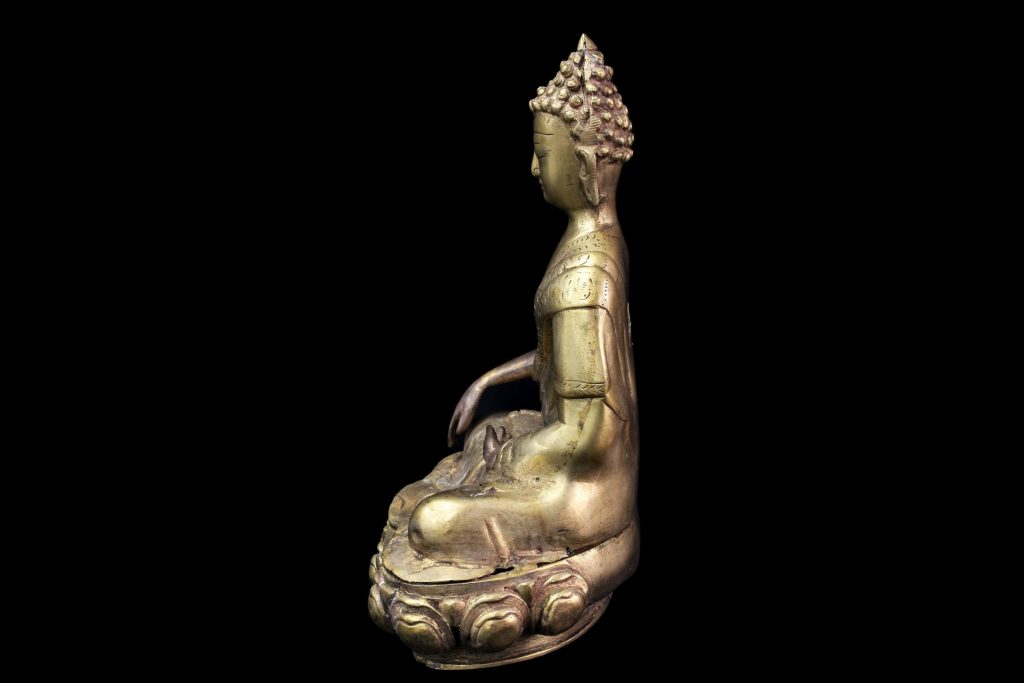 Statueta Buddha din bronz Statueta Buddha din bronz