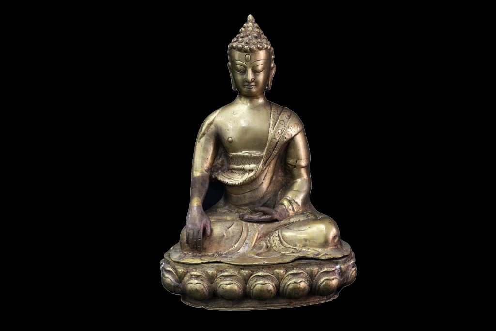 Statueta Buddha din bronz Statueta Buddha din bronz