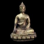 Statueta Buddha din bronz