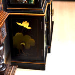 Vitrina chinezeasca  din lemn masiv pictata manual - imagine 5