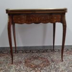 Masa de joc frantuzeasca cu intarsii din lemn de trandafir