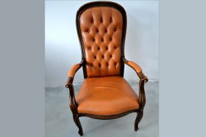 Fotoliu Voltaire din piele