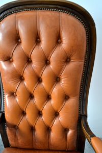 Fotoliu Voltaire din piele