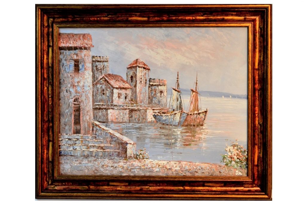 Tablou corabii in port Tablou corabii in port - imagine 1