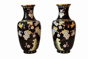 Doua vaze cloisonne vechi