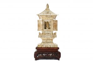 Pagoda chinezeasca din fildes si os