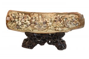 Fildes de mamut sculptat