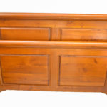 Pat din lemn de nuc stil Louis Philippe