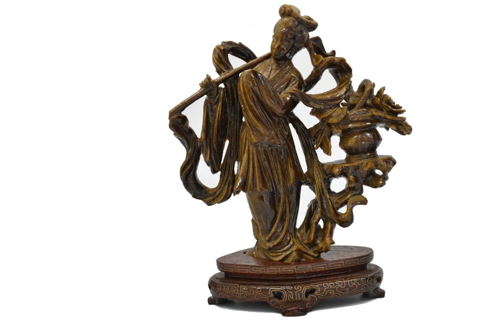 Statueta din piatra ochi de tigru