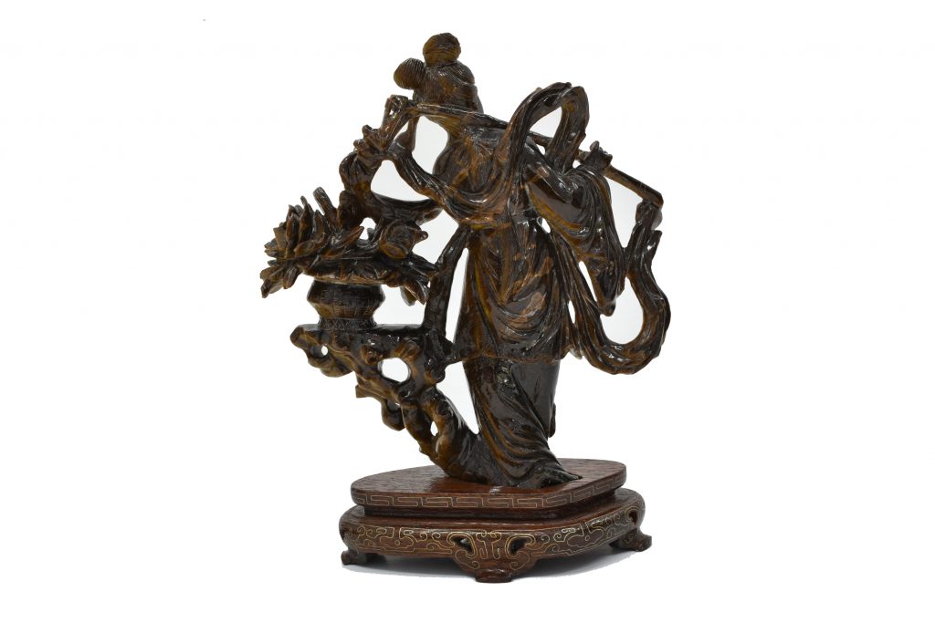 Statueta din piatra ochi de tigru