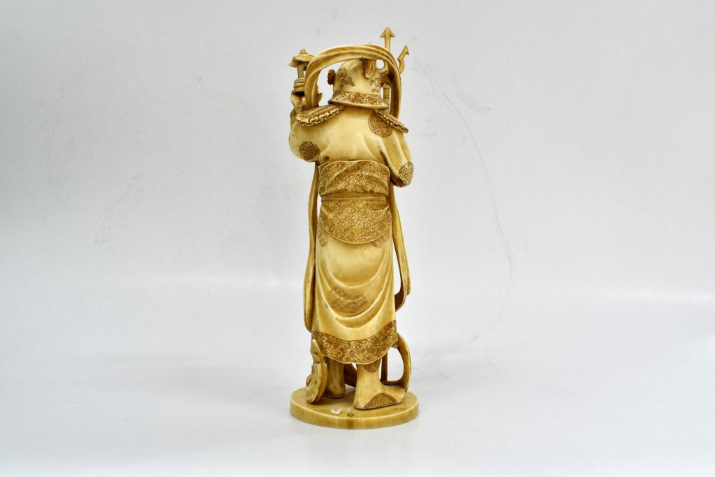 Statueta din fildes, Bishamon zeul războinicilor Statueta din fildes, Bishamon zeul războinicilor