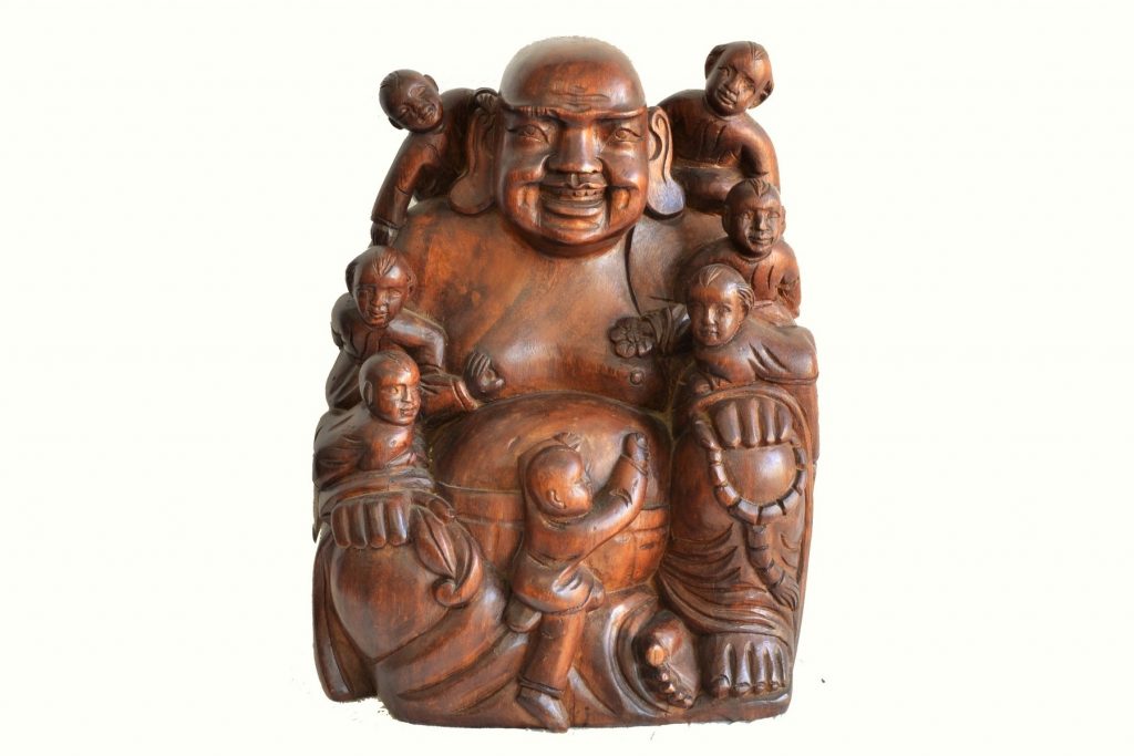 Statueta Hotei protectorul copiilor Statueta Hotei protectorul copiilor