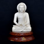 Statueta Buddha din fildes de hipopotam