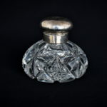 Calimara cristal si capac de argint