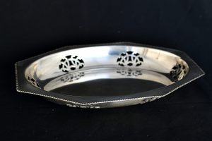 Tava alpaca argintata