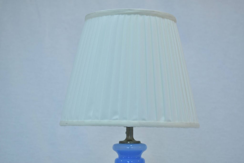 Veioza sticla bleu mata Veioza sticla bleu mata