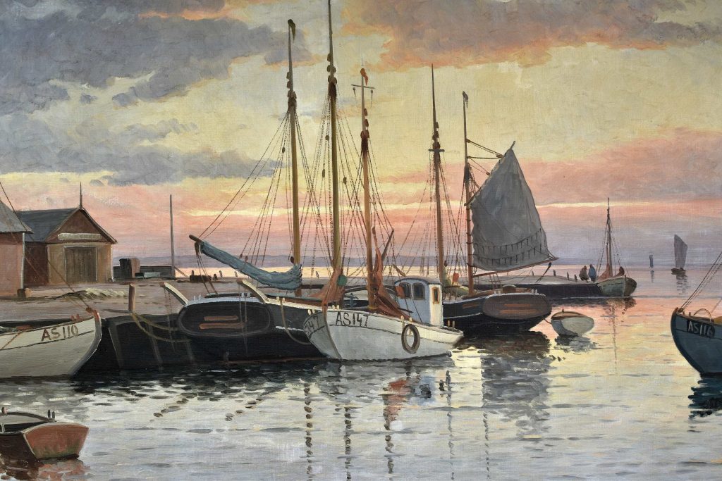 Tablou Vedere din port