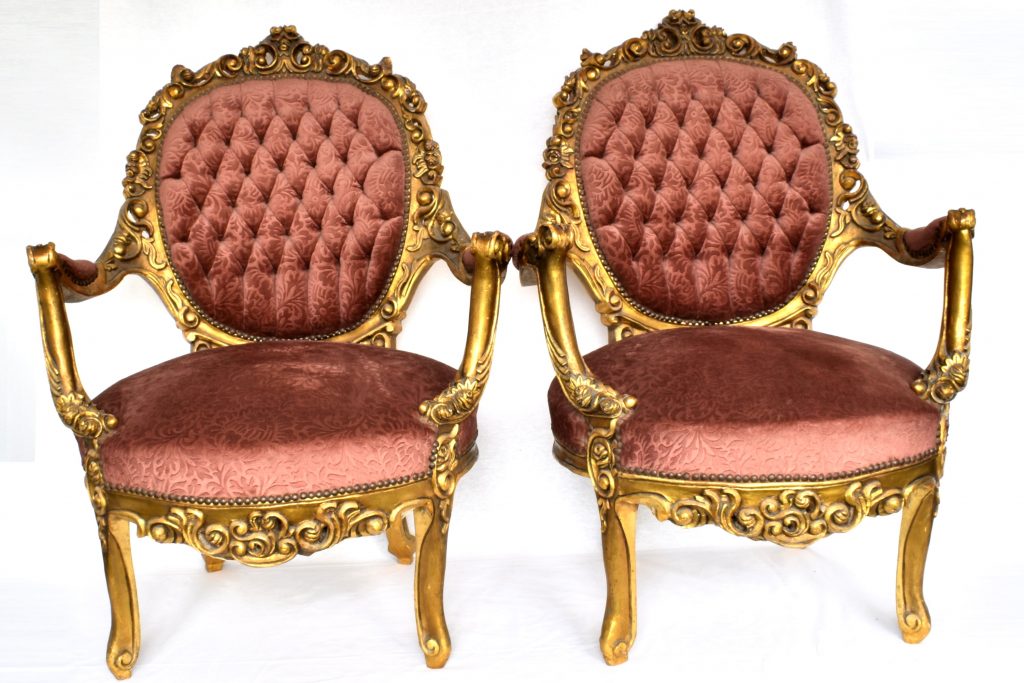 Set 2 fotolii stil baroc Set 2 fotolii stil baroc