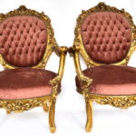 Set 2 fotolii stil baroc