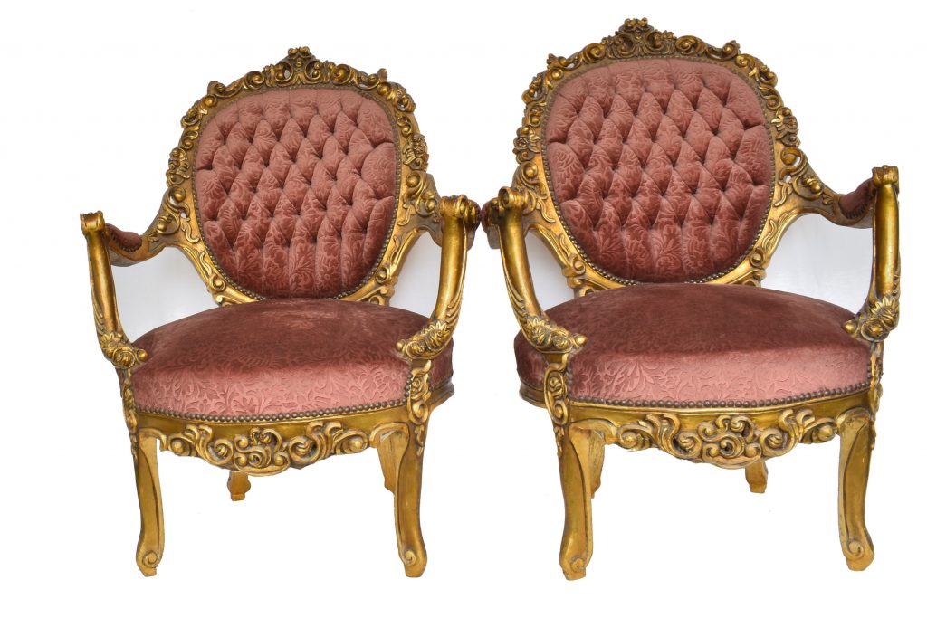 Set 2 fotolii stil baroc Set 2 fotolii stil baroc