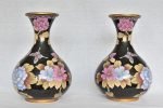 Vaza Cloisonne neagra
