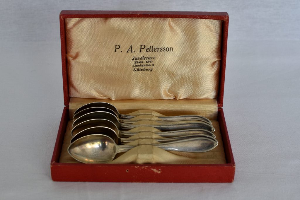 Set 6 lingurite din alpaca argintata