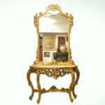 Set consola si oglinda baroc