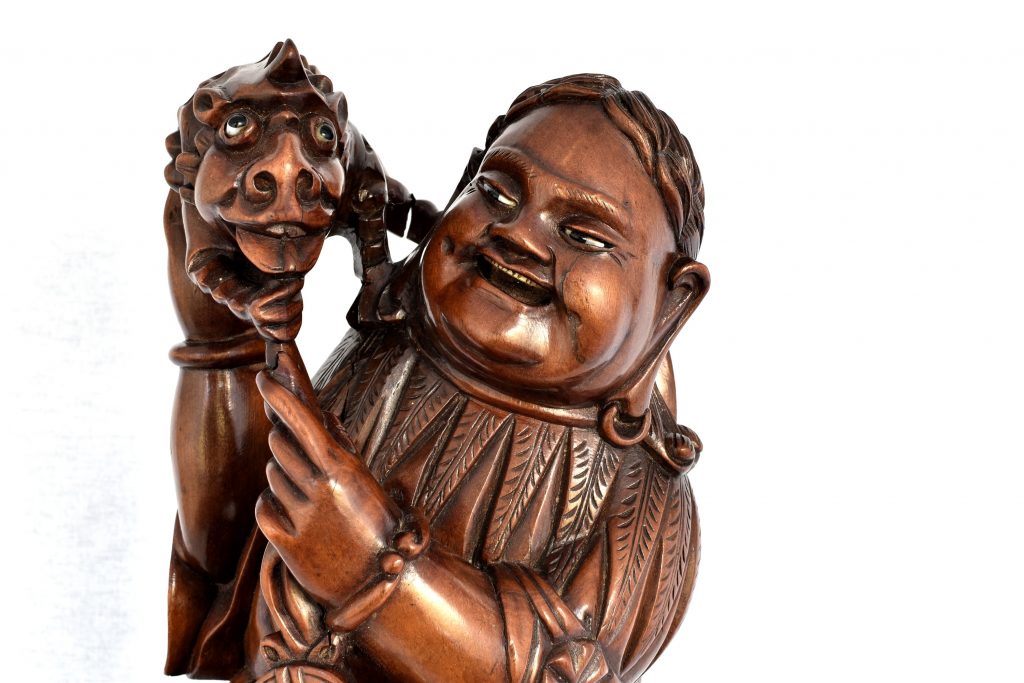 Statuie nemuritor cu un kilin