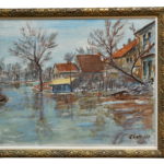 Tablou peisaj cu rau