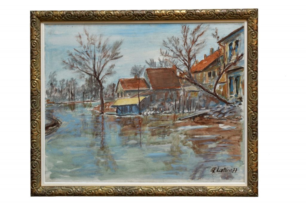 Tablou peisaj cu rau Tablou peisaj cu rau