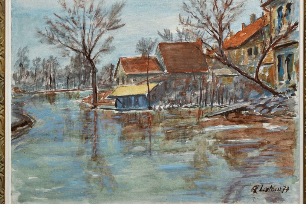 Tablou peisaj cu rau Tablou peisaj cu rau