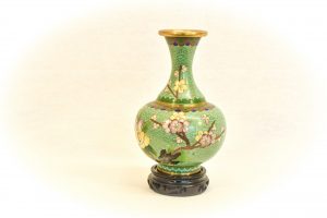 Vaza Cloisonne vernil