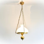 Lampa opalina din bronz