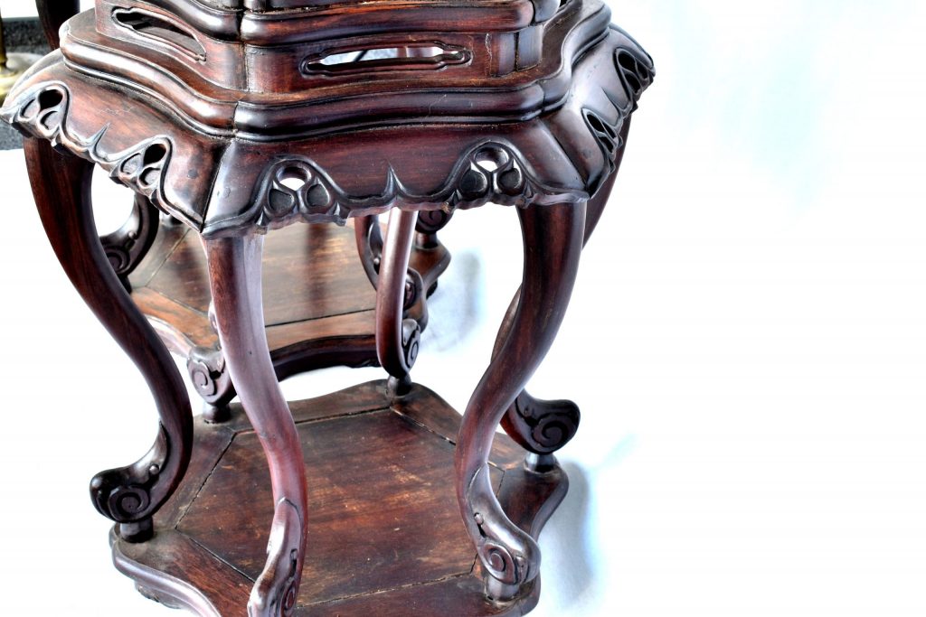 Set două măsuțe din lemn de palisandru