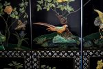 Paravan chinezesc cu pietre sculptate
