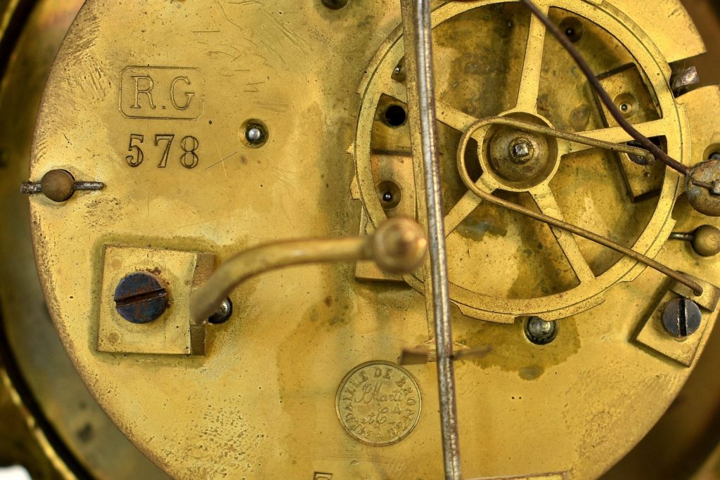 Clock Napoleon Marti (9) Ceas "Napoleon" J Marti et Cie Paris