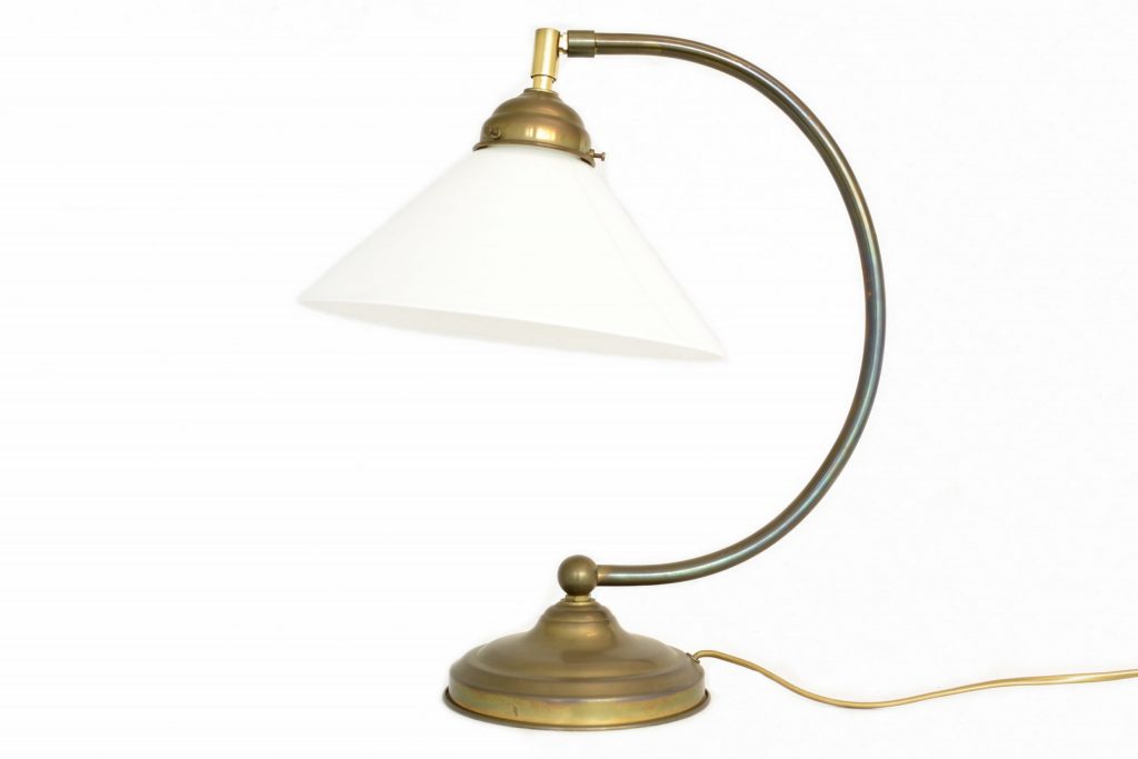 Lampa de birou din alama