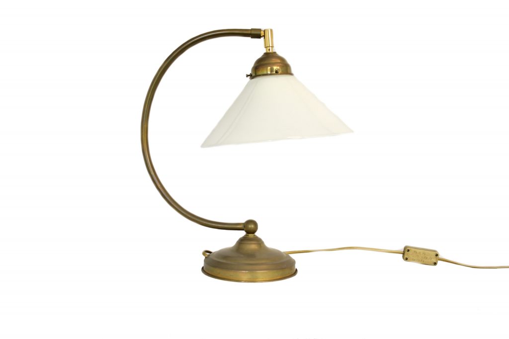 Lampa de birou din alama