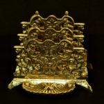 Suport scrisori baroc din bronz