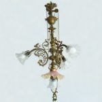 Lustra Art Nouveau cu scripeti