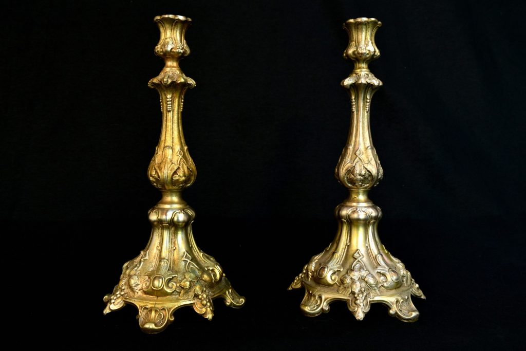 Set 2 sfesnice Louis al 15 lea