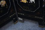 Paravan chinezesc cu aplicatii din fildes