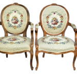 Set 2 fotolii Louis al XV lea