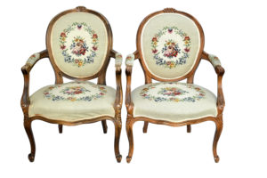 Set 2 fotolii Louis al XV lea